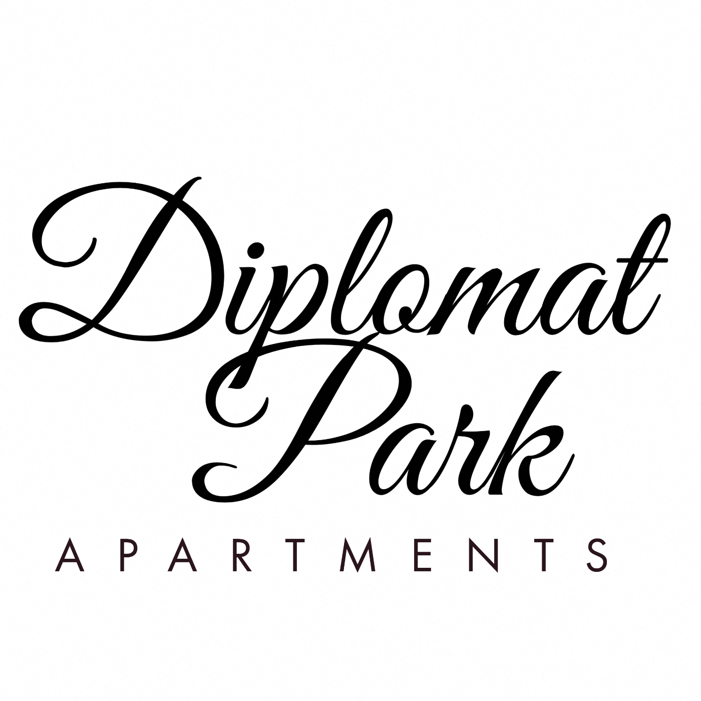 A logo for Diplomat Park Apartments is displayed.